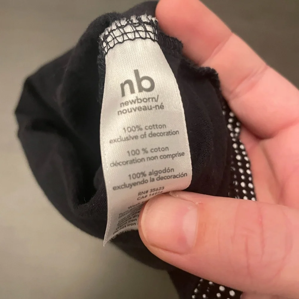 Carter’s Newborn Baby Girl Pink, Black and Tan Onsies Outfits Bundle NWOT - Picture 7 of 14